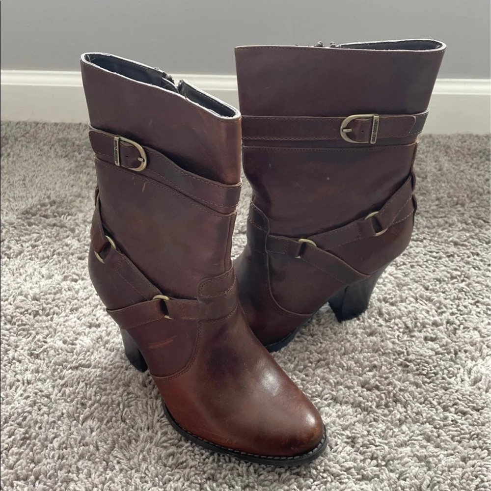 Harley-Davidson zip up motorcycle boots